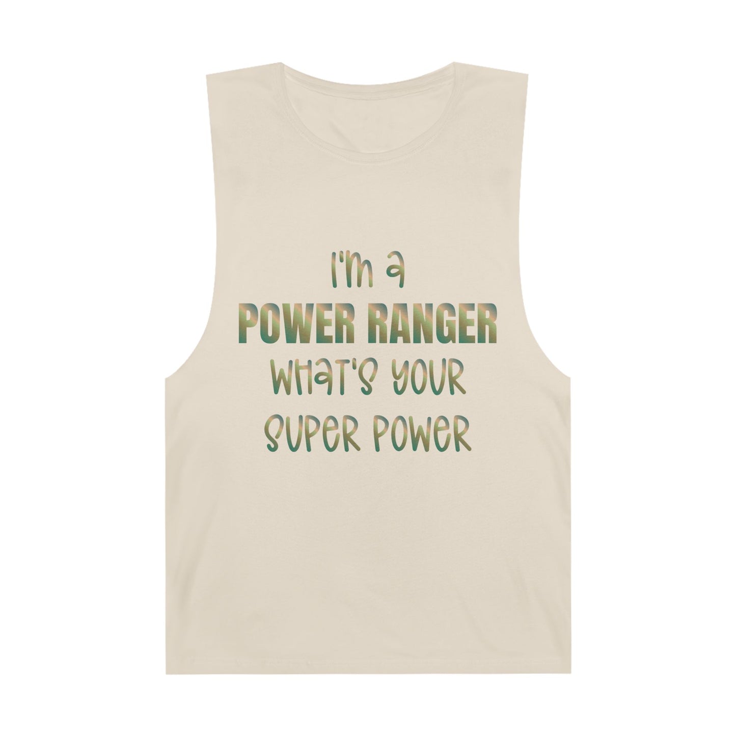 Lineman Tank - power ranger super power copper patina