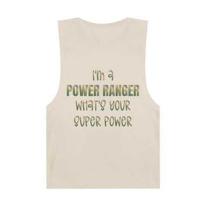 Lineman Tank - power ranger super power copper patina