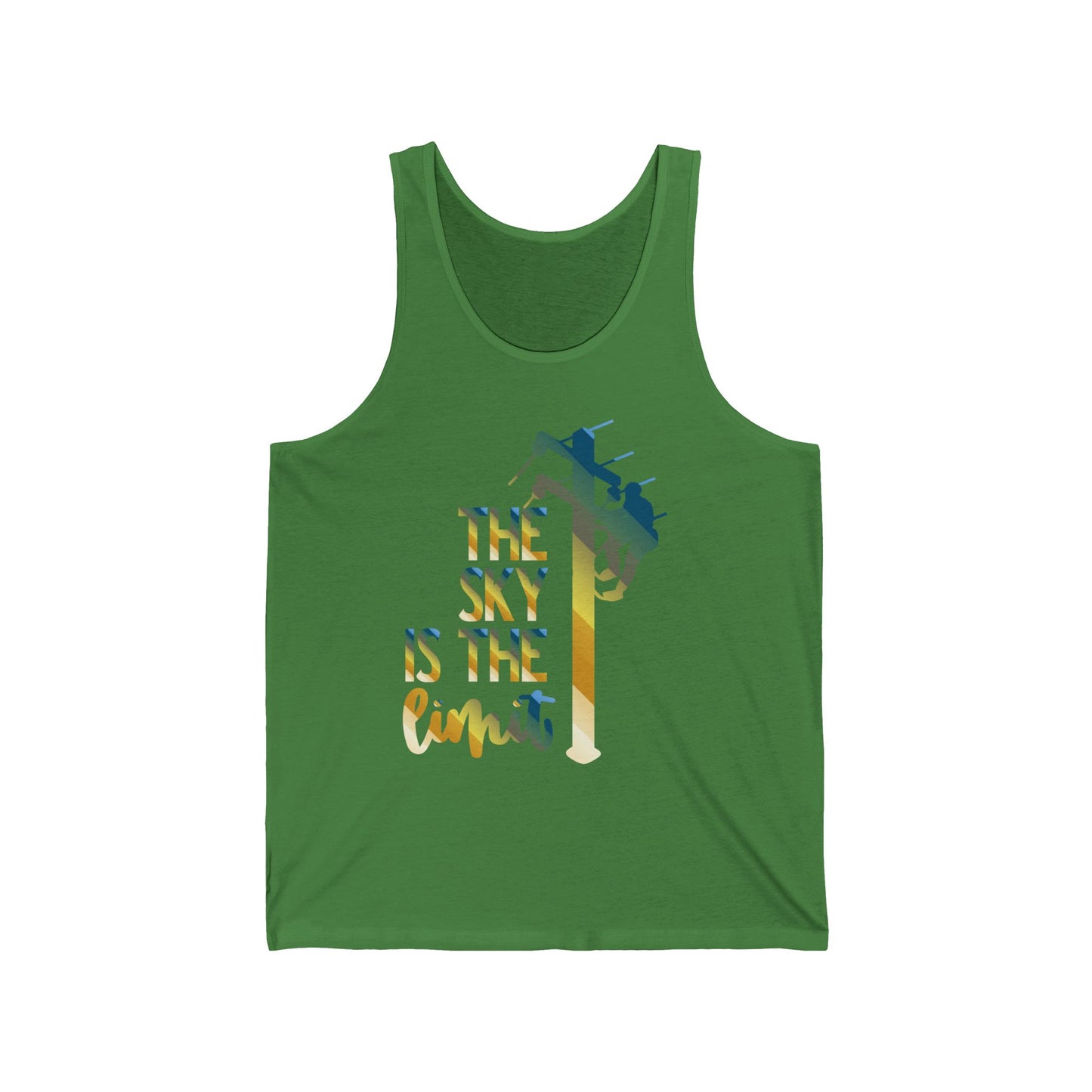 Lineman T-shirt - the-sky-is-the-limit-lineman colored chrome