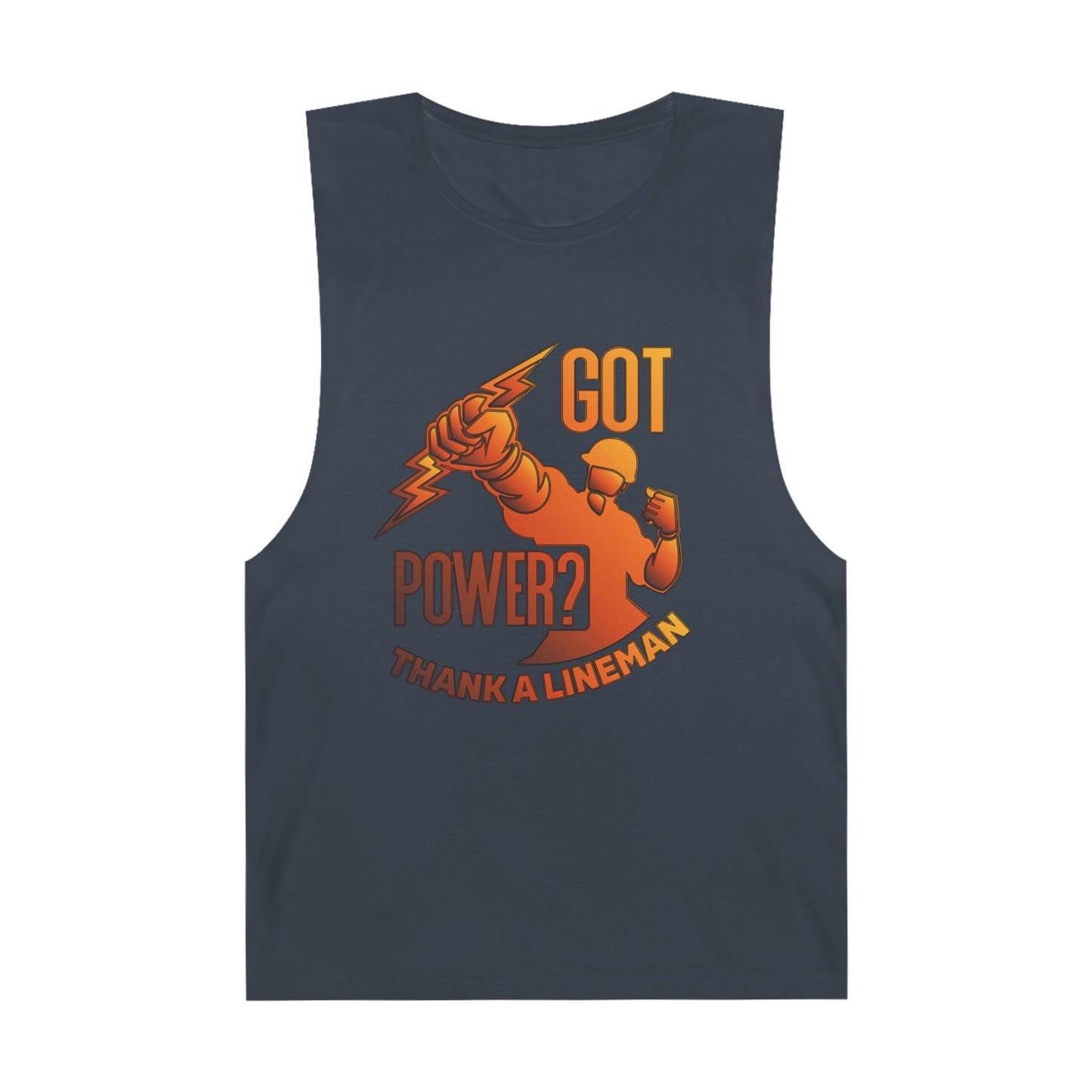 Lineman Tank - Got Power Thank A Lineman - sky 24