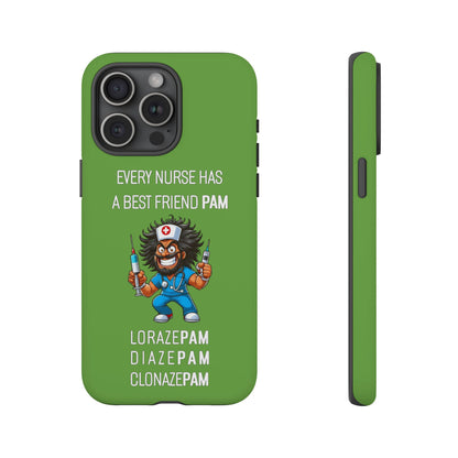 Nurse iPhone Tough Case - Every Nurse Has a Friend Named PAM Design (6) - Green