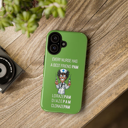 Nurse iPhone Tough Case - Every Nurse Has a Friend Named PAM Design (5) - Green