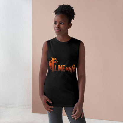 Lineman Tank - lineman-wife sky 24