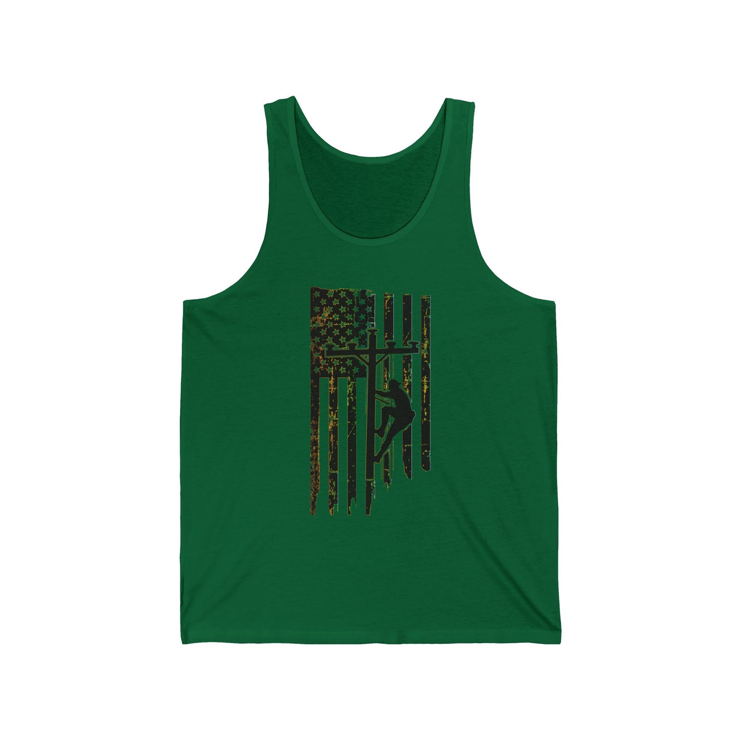Lineman Tank - Lineman Flag gradient
