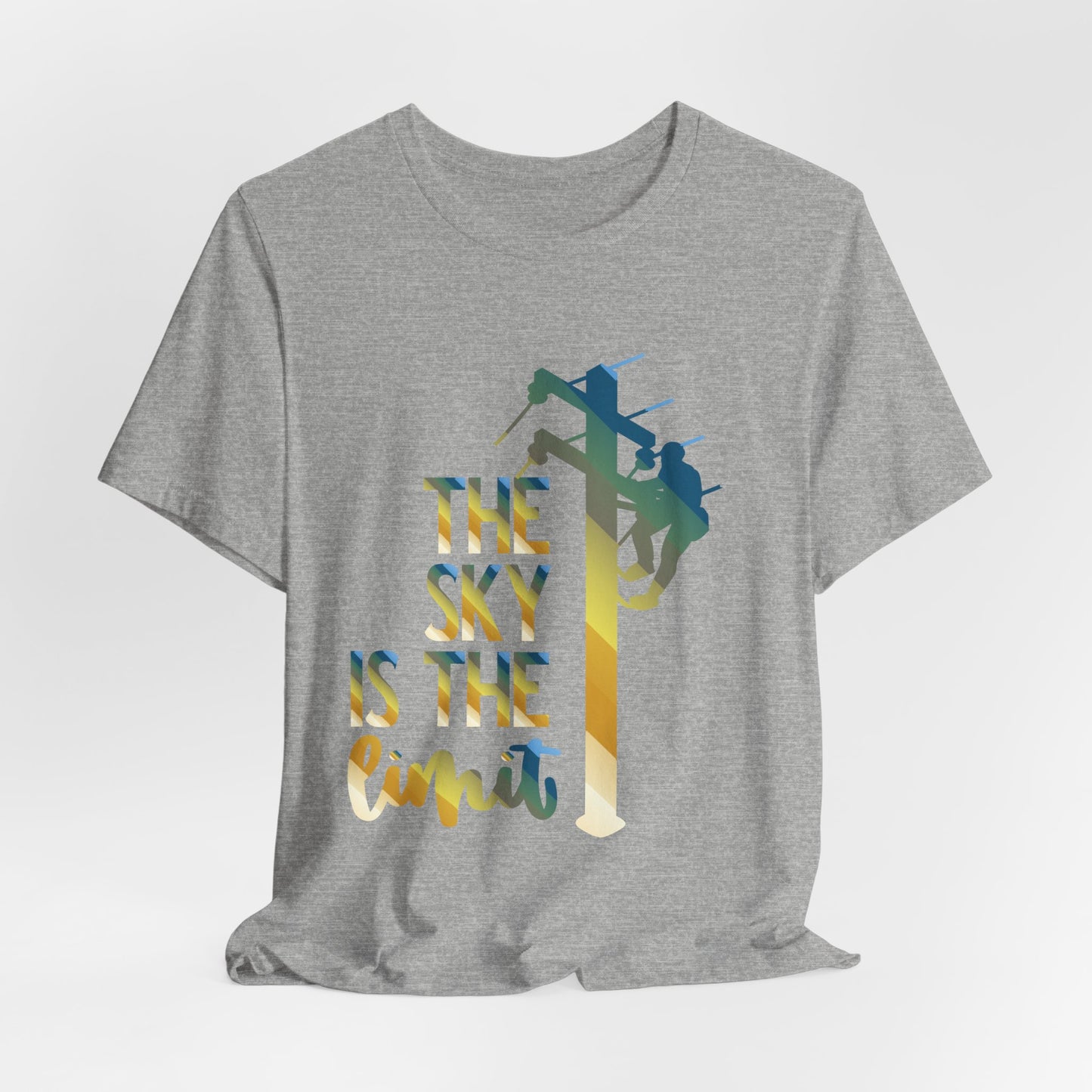 Lineman T-shirt - the-sky-is-the-limit-lineman colored chrome