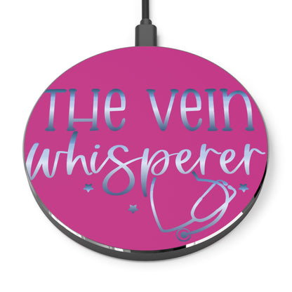 The Vein Whisperer Wireless Charger | Fast Charging Pad for Healthcare Professionals