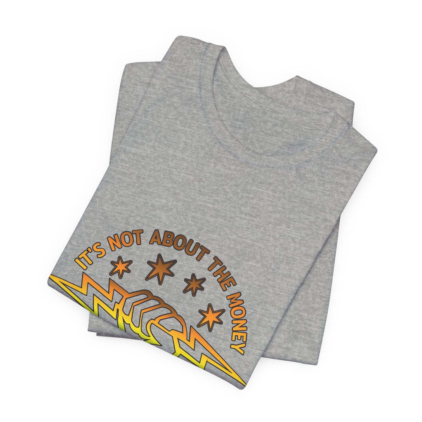 Lineman T-shirt - Its Not About The Money-gradient