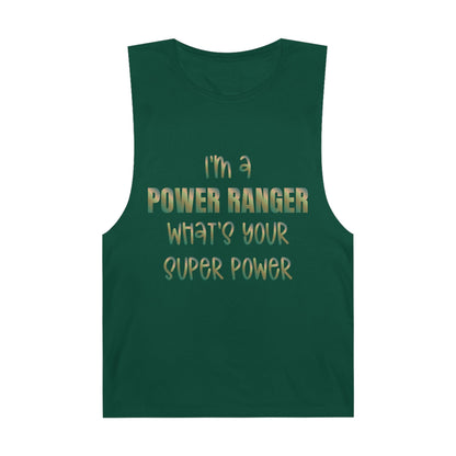 Lineman Tank - power ranger super power copper patina