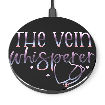 The Vein Whisperer Wireless Charger | Fast Charging Pad for Healthcare Professionals