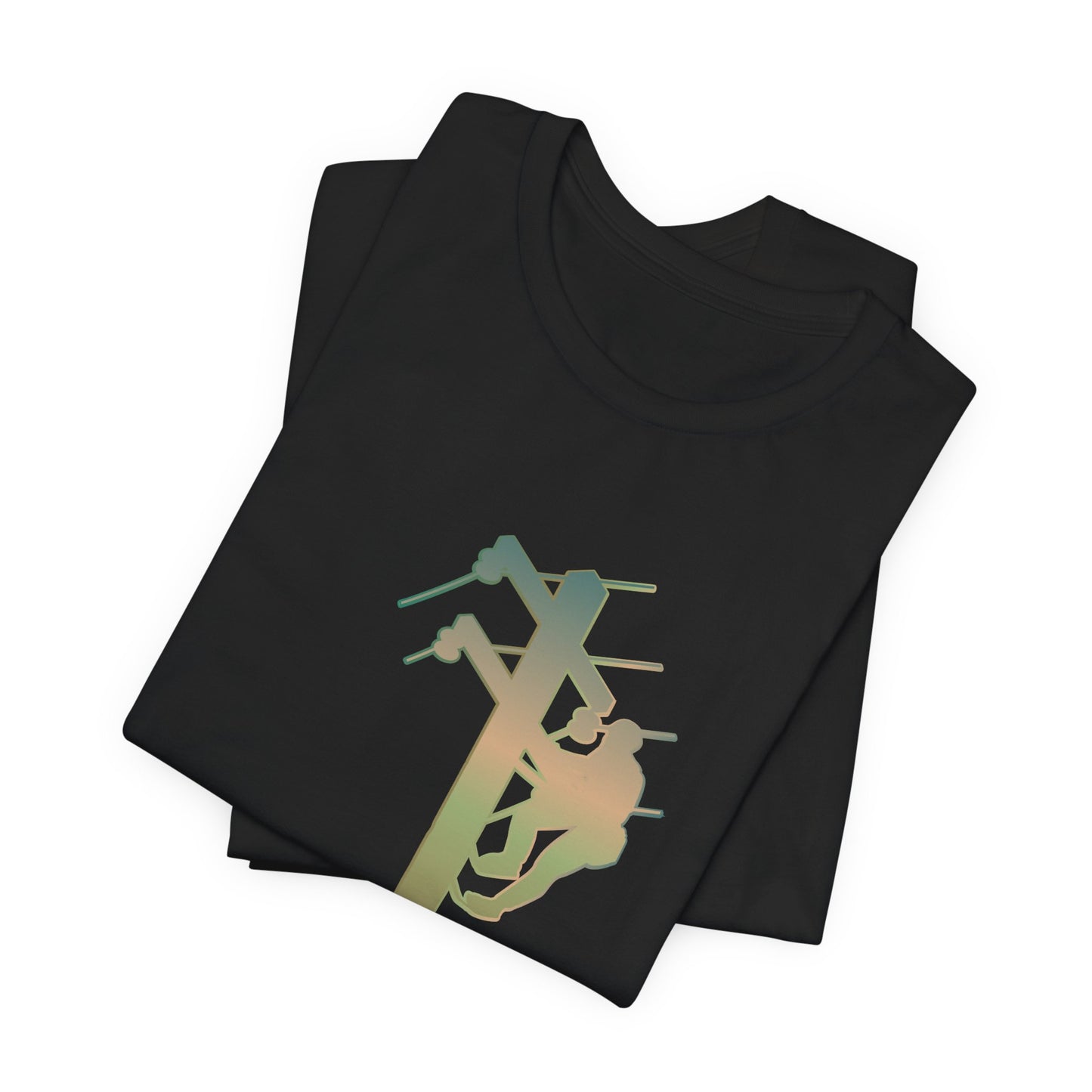 Lineman T-shirt - living the high life - copper patina