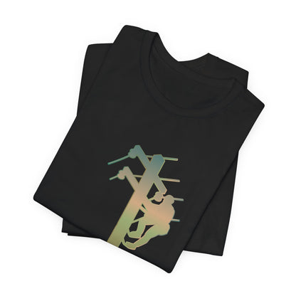 Lineman T-shirt - living the high life - copper patina