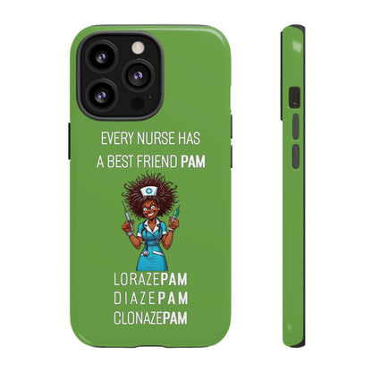 Nurse iPhone Tough Case - Every Nurse Has a Friend Named PAM Design (3) - Green