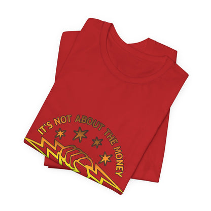 Lineman T-shirt - Its Not About The Money-gradient