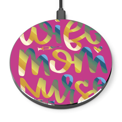 Wife-Mom-Nurse Wireless Charger | Fast Charging Pad for Healthcare Professionals