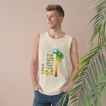 Lineman Tank - the-sky-is-the-limit-lineman gradient