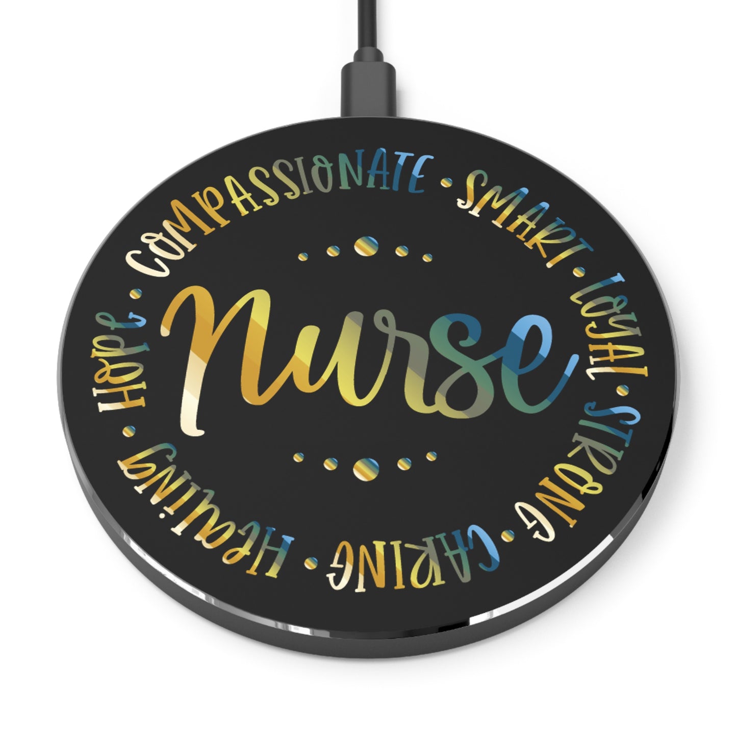 Nurse Circle Wireless Charger | Fast Charging Pad for Healthcare Professionals