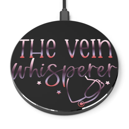 The Vein Whisperer Wireless Charger | Fast Charging Pad for Healthcare Professionals