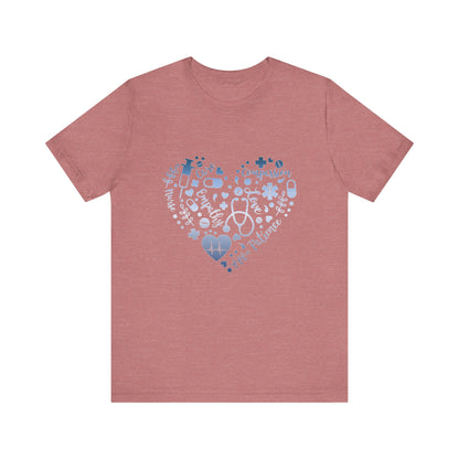 Monogram Heart 1 blue steel