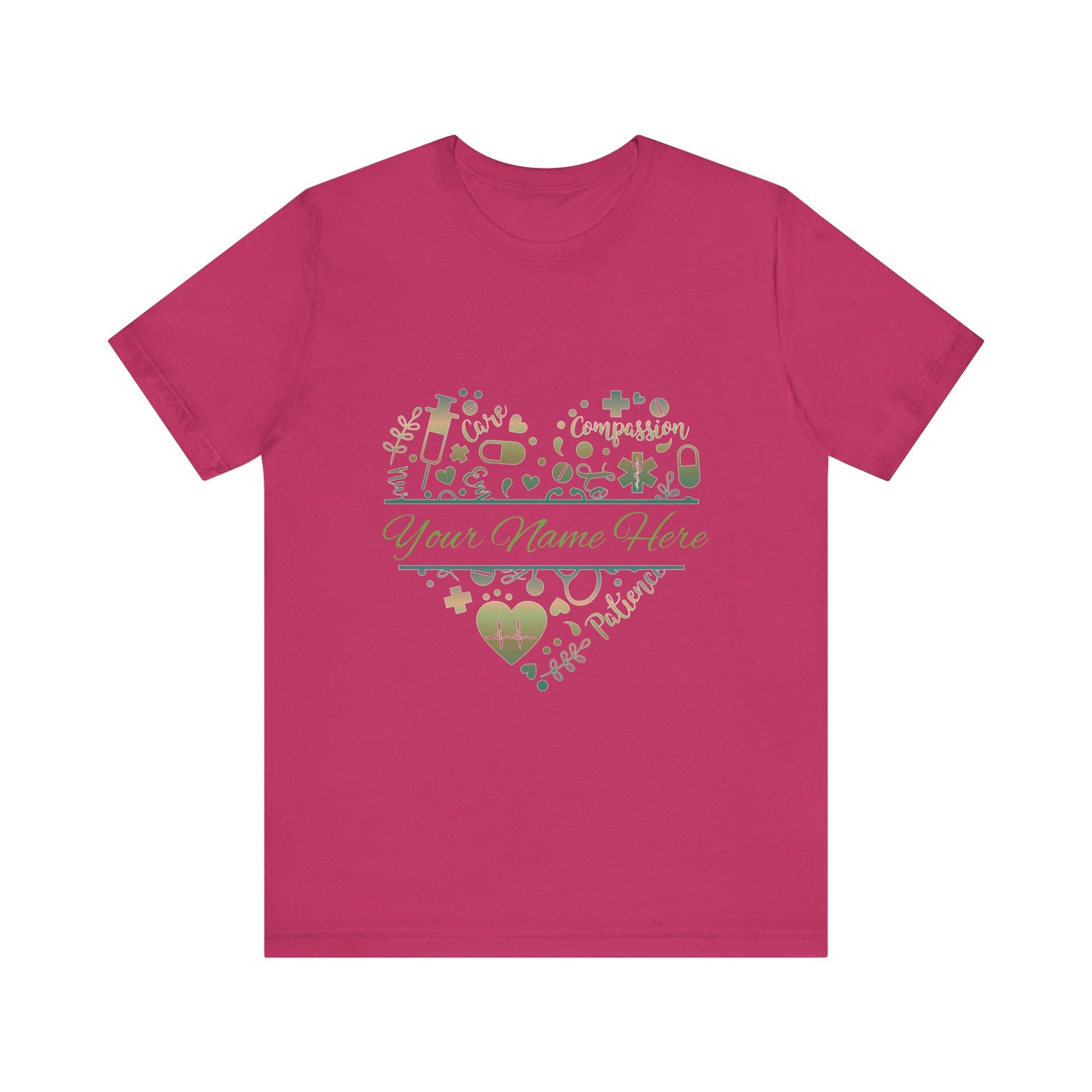 Monogram Heart copper patina