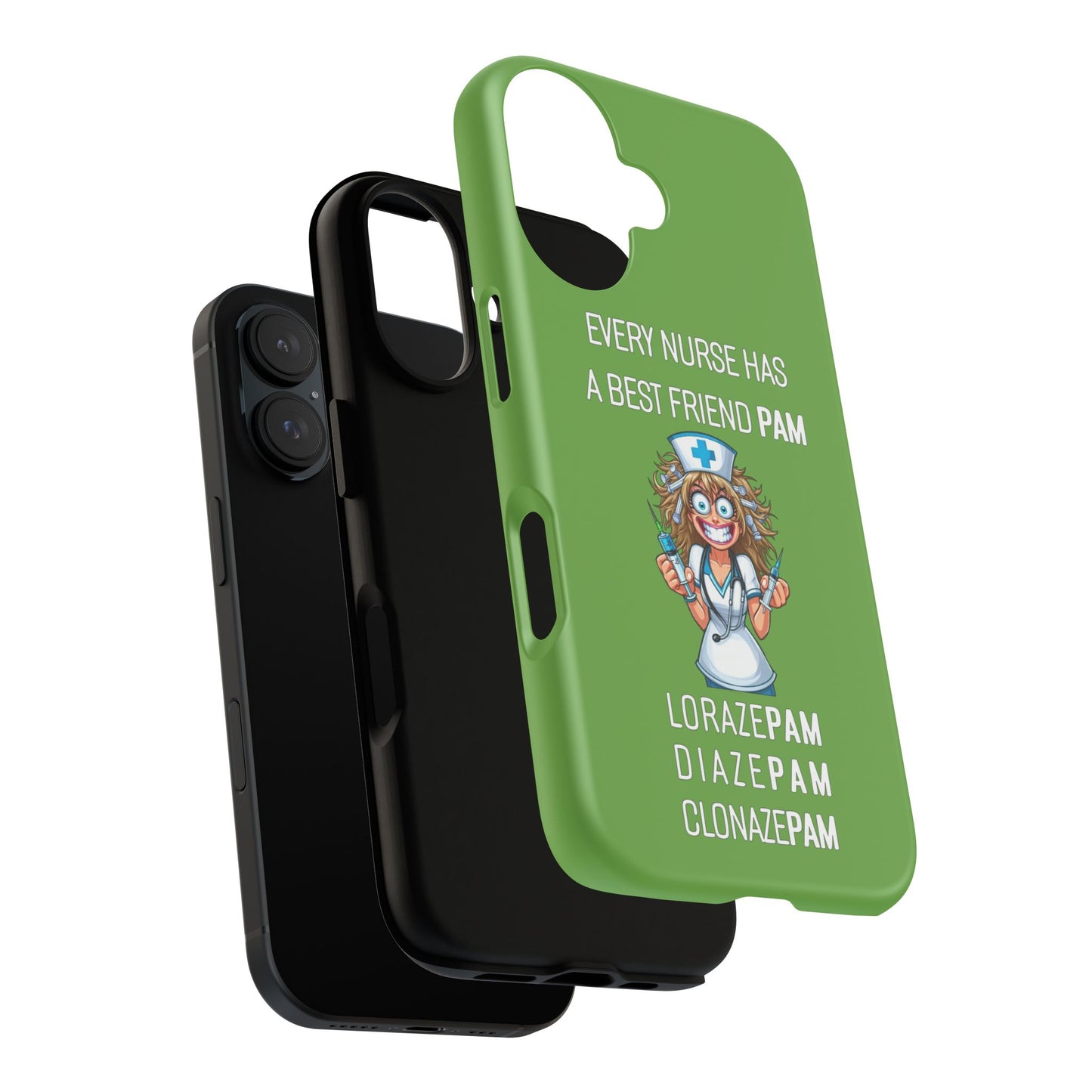 Nurse iPhone Tough Case - Every Nurse Has a Friend Named PAM Design (4) - Green