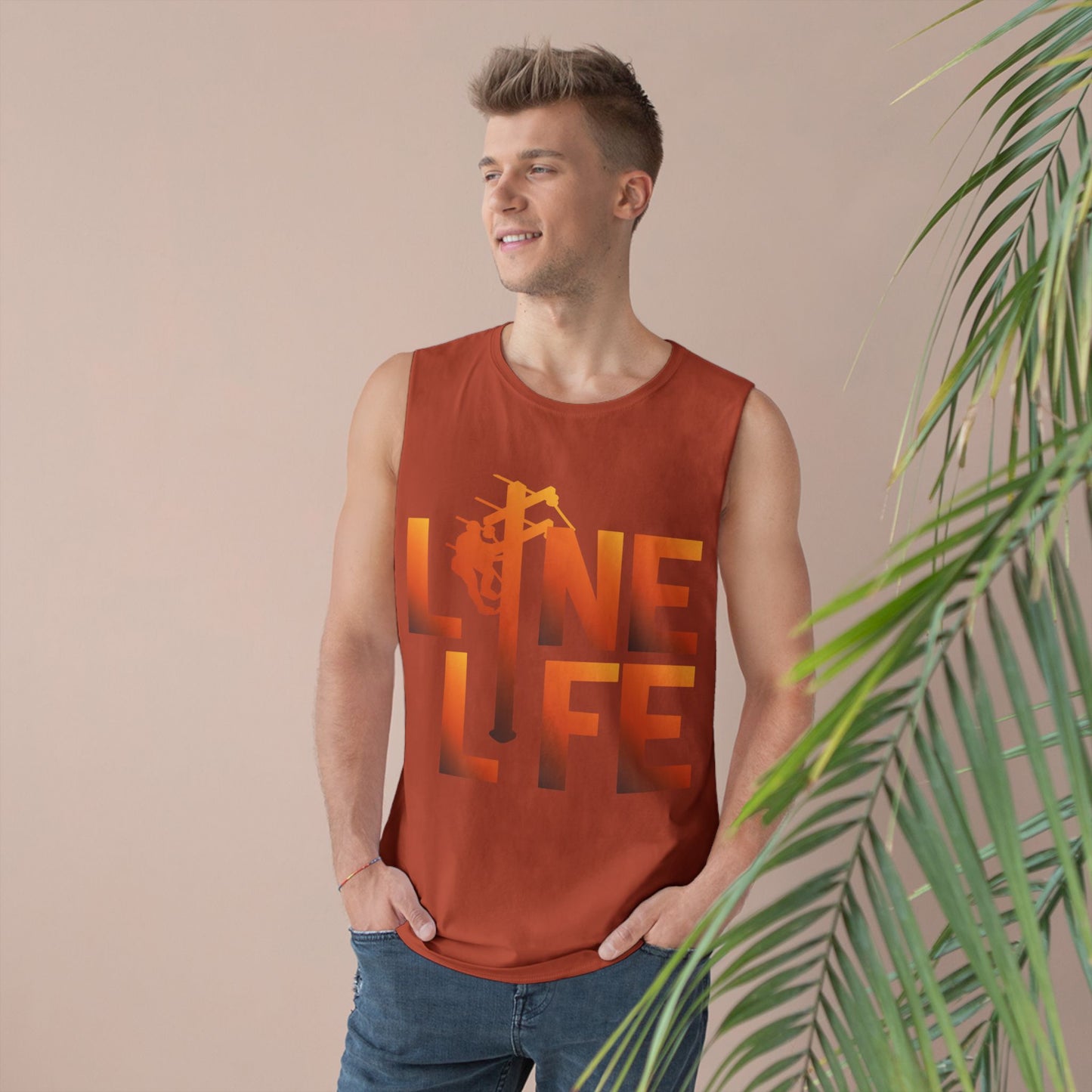 Lineman Tank - lineman-life sky 24