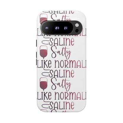 Google Pixel Tough Case - Salty Saline Like Normal Saline - White