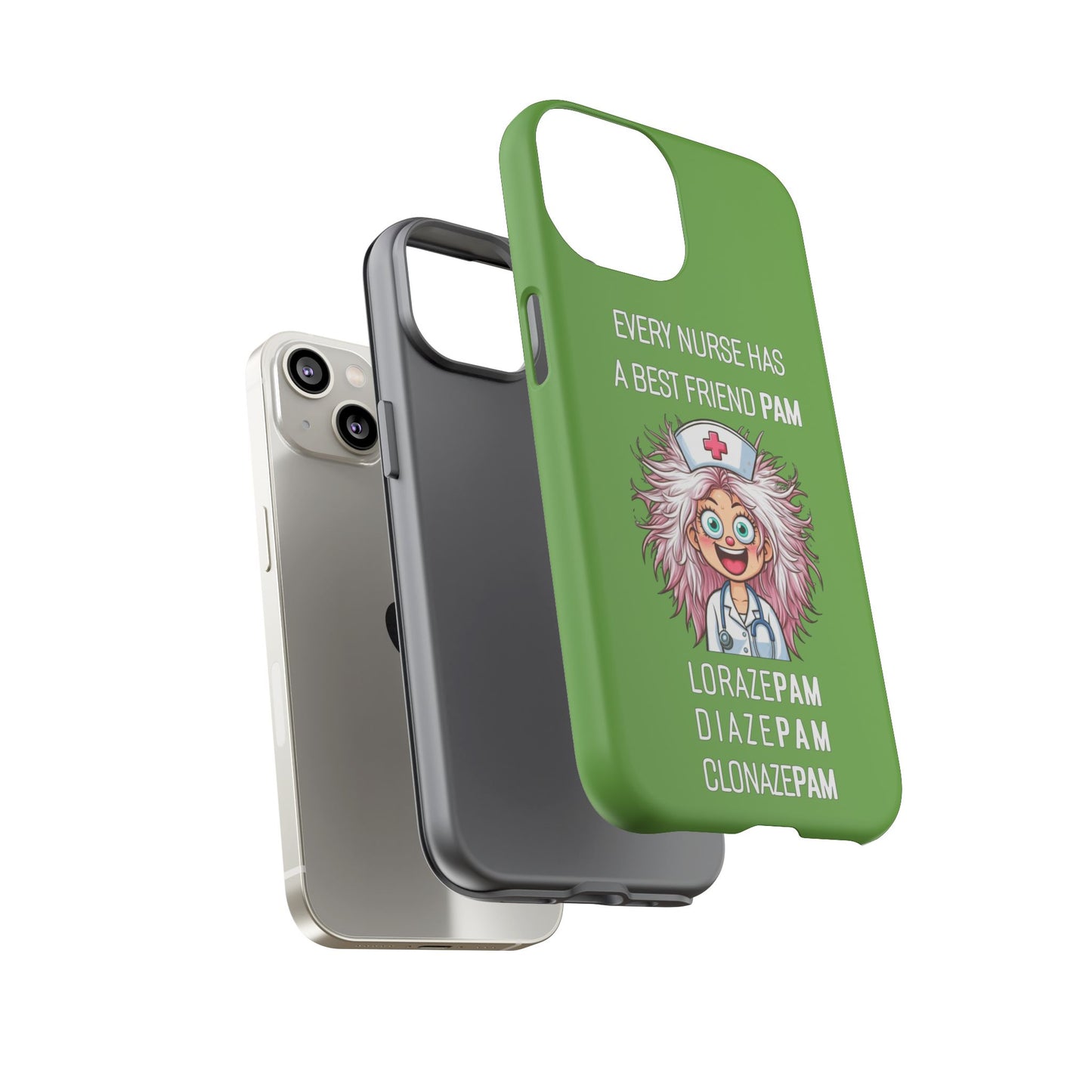 Nurse iPhone Tough Case - Every Nurse Has a Friend Named PAM Design (1) - Green