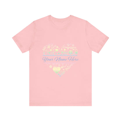 Monogram Heart pastel