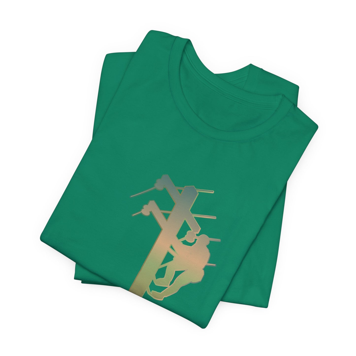 Lineman T-shirt - living the high life - copper patina