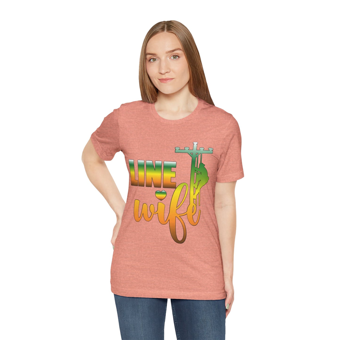 Lineman T-shirt - Line Wife gradient