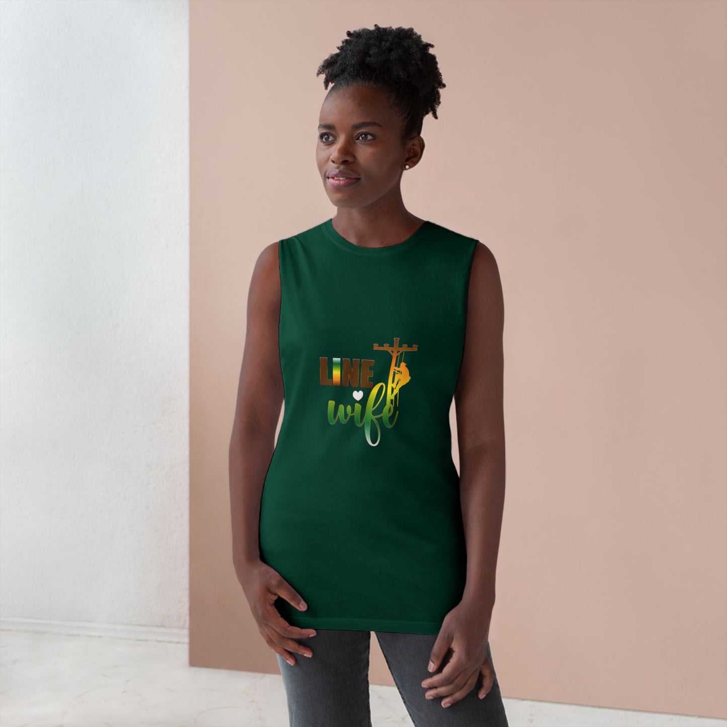 Lineman Tank - Line Wife gradient