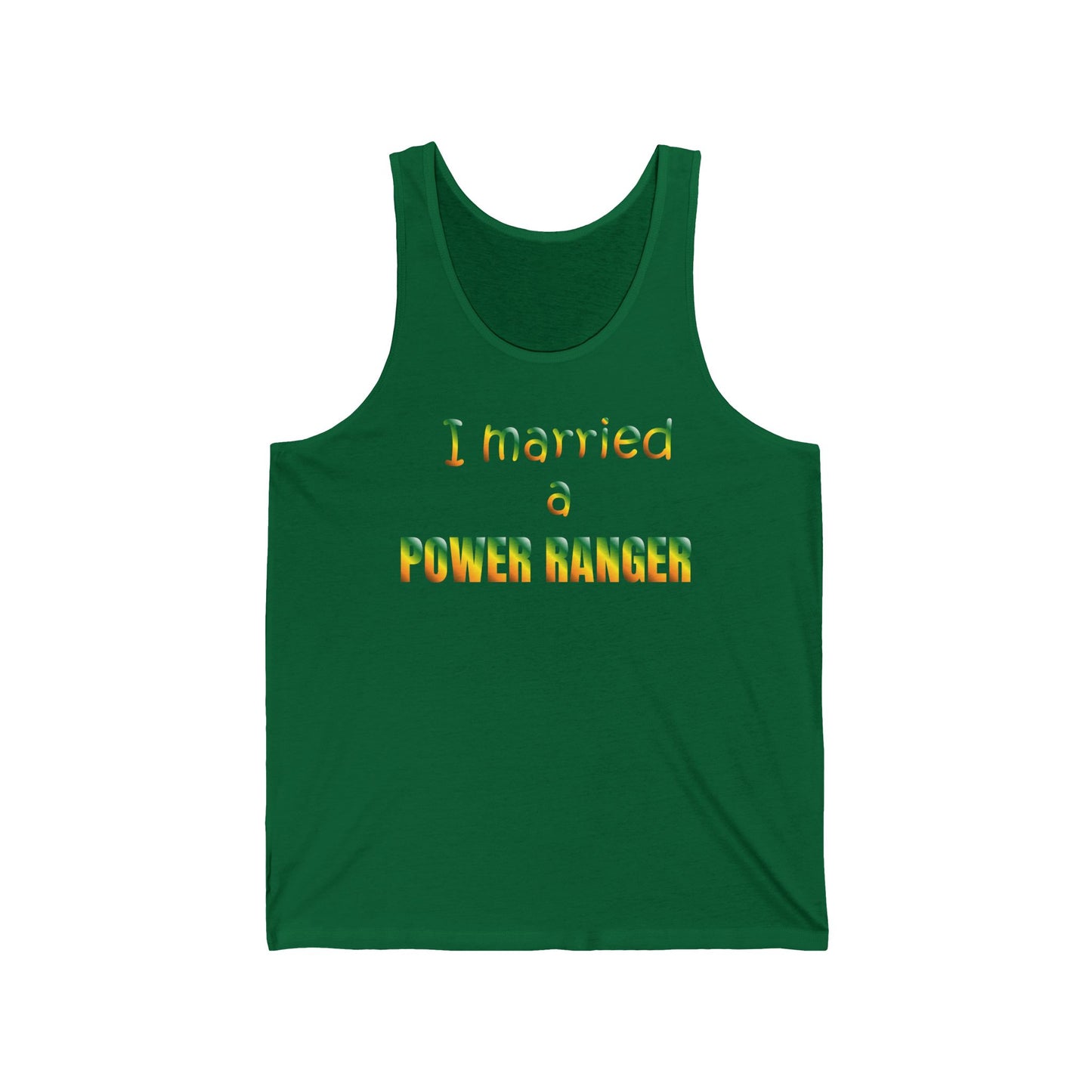 Lineman Tank - Married a Power Ranger gradient