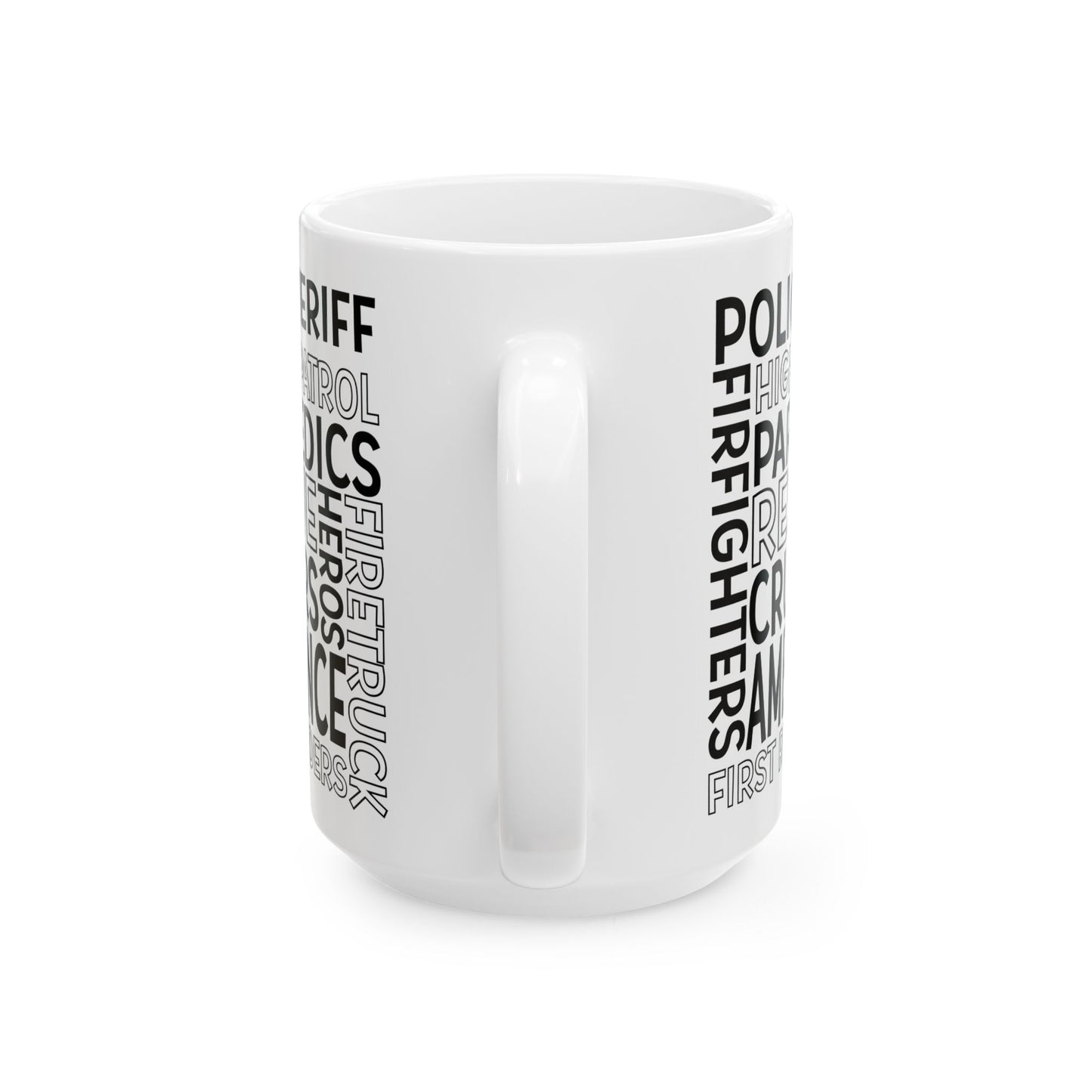 First Responder Subway Art Ceramic Mug, (11oz, 15oz)