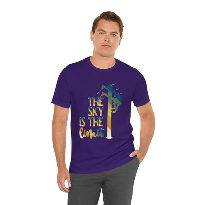 Lineman T-shirt - the-sky-is-the-limit-lineman colored chrome