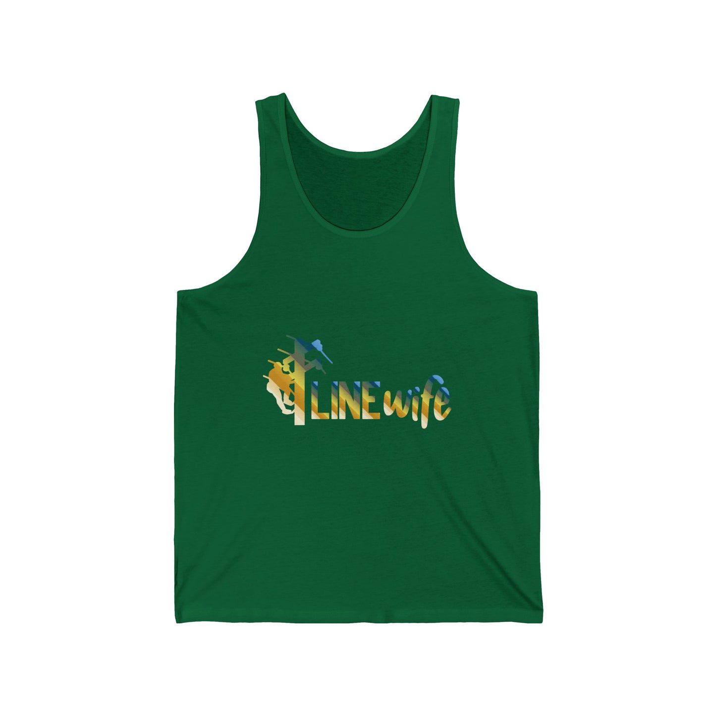 Lineman T-shirt - lineman-wife colored chrome