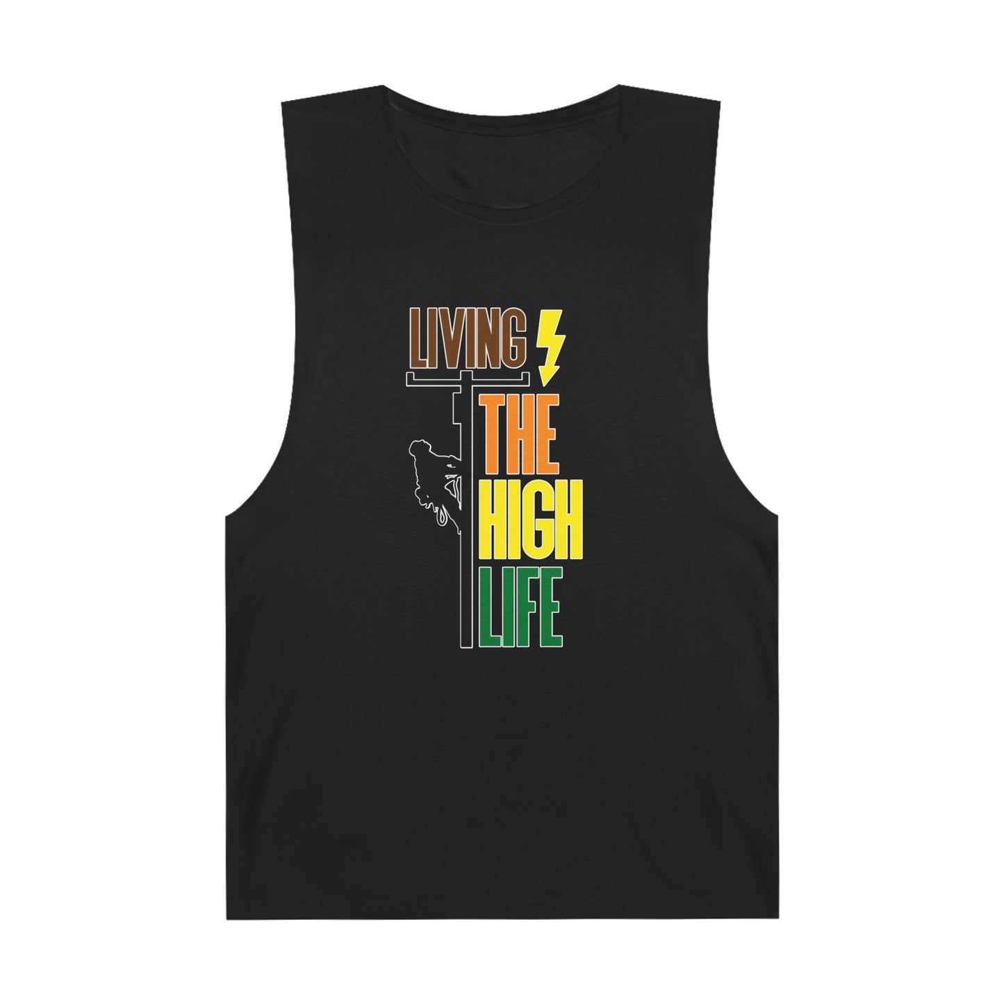 Lineman Tank - Living The High Life-color