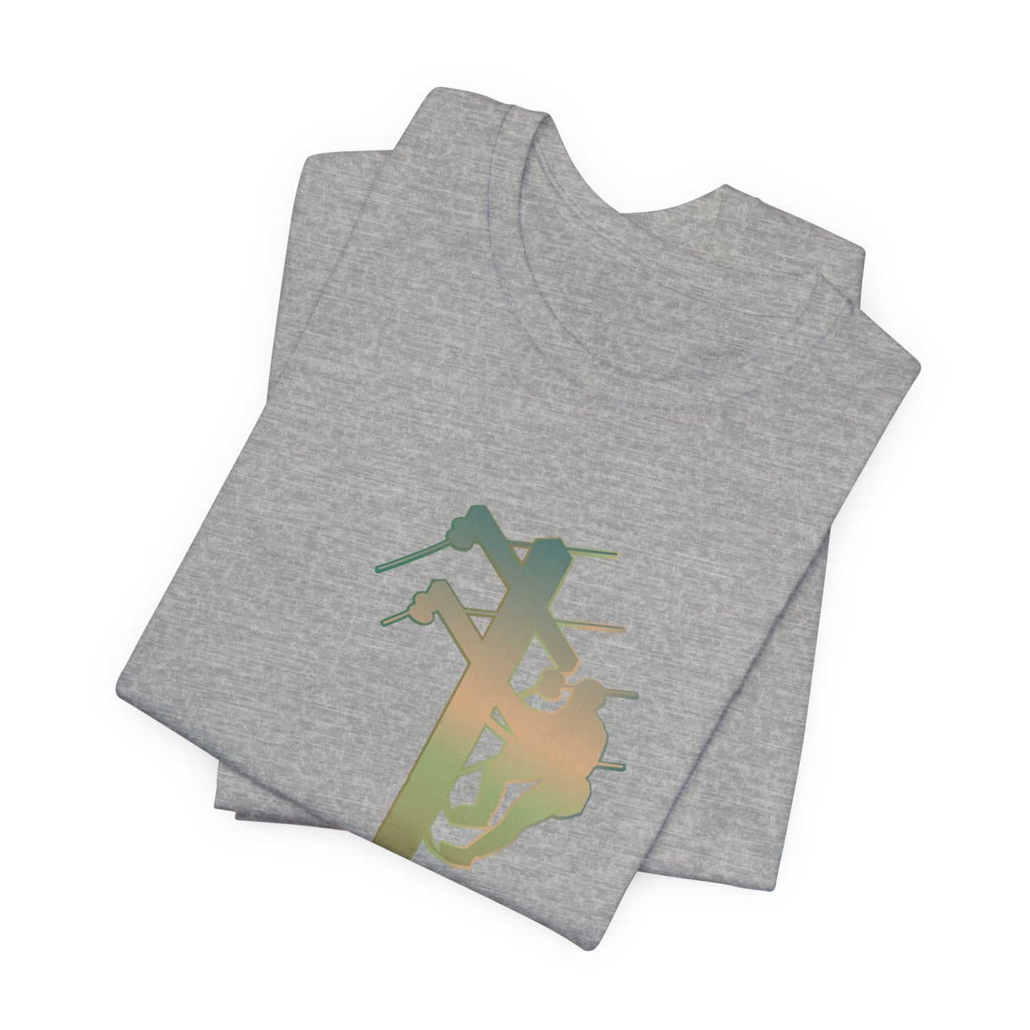 Lineman T-shirt - living the high life - copper patina