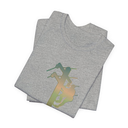 Lineman T-shirt - living the high life - copper patina
