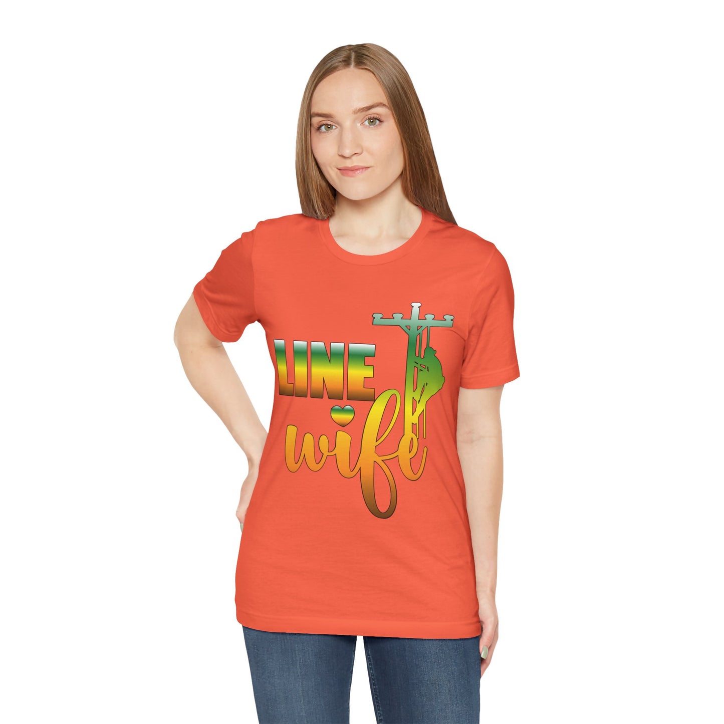 Lineman T-shirt - Line Wife gradient