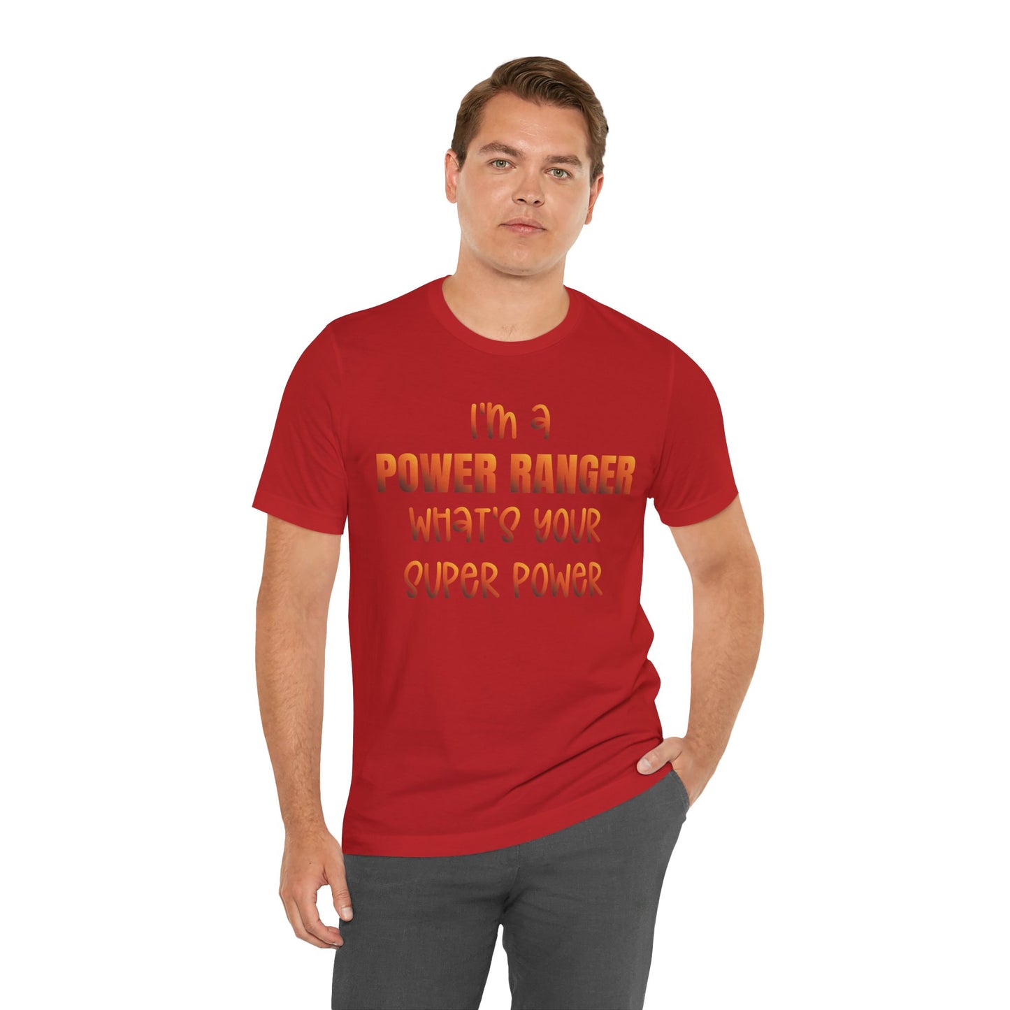 Lineman T-shirt - power ranger super power sky 24
