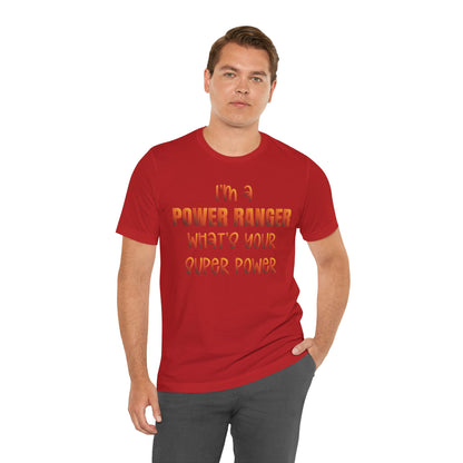 Lineman T-shirt - power ranger super power sky 24