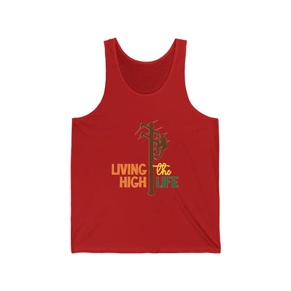Lineman T-shirt - living the high life - color