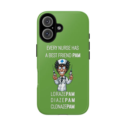 Nurse iPhone Tough Case - Every Nurse Has a Friend Named PAM Design (5) - Green