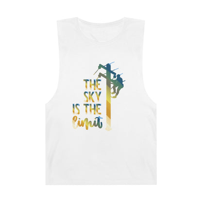 Lineman Tank - the-sky-is-the-limit-lineman colored chrome