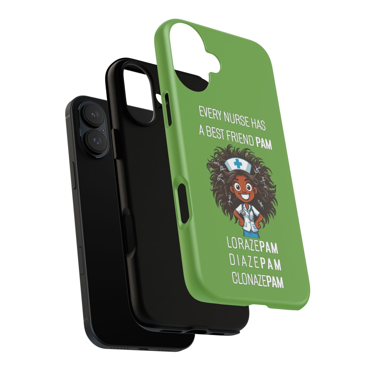 Nurse iPhone Tough Case - Every Nurse Has a Friend Named PAM Design (2) - Green