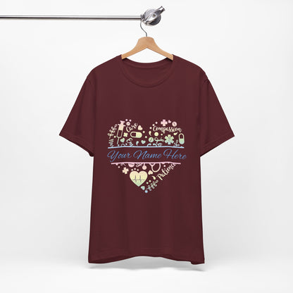 Monogram Heart pastel