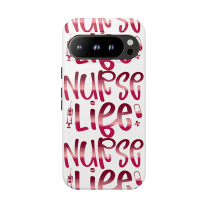 Google Pixel Tough Case - Nurse Life - White