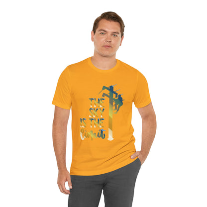 Lineman T-shirt - the-sky-is-the-limit-lineman colored chrome