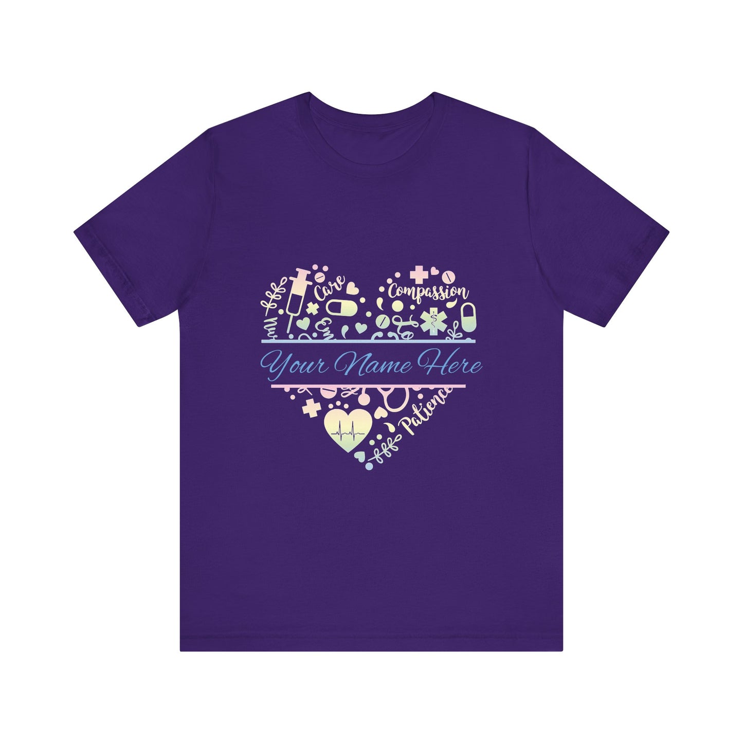 Monogram Heart pastel