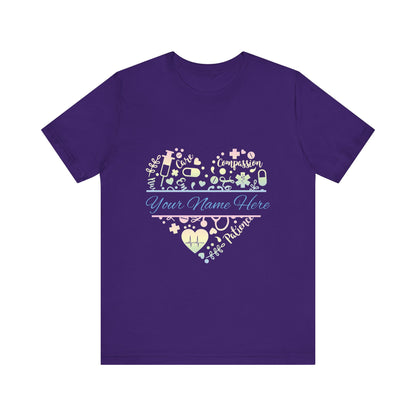 Monogram Heart pastel